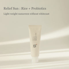 [ Beauty of Joseon ] Relief Sun : Rice + Probiotics Sunscreen, SPF 50+ PA++++ 50ml / 1.69 fl. oz