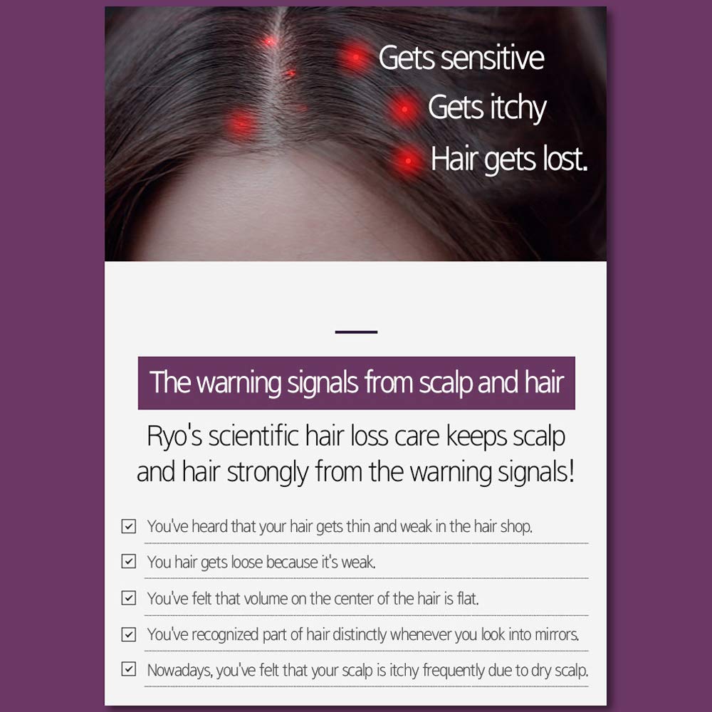 [ RYO ] Anti Hair Loss Expert Care Shampoo For Oily Scalp, 400ml