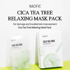 [ NACIFIC ] Cica Tea Tree Relaxing Mask Pack 10 EA