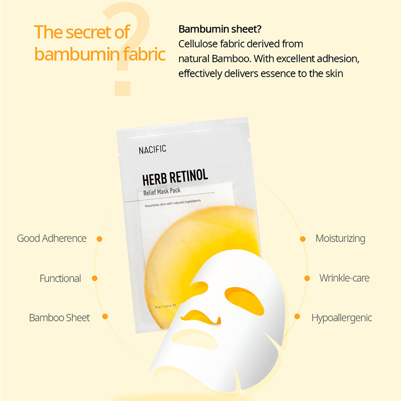 [ NACIFIC ] Herb Retinol Relief Mask Pack 10 EA