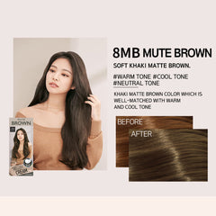 [ MISE EN SCENE ] Hello Cream Color Easy Self Hair Dye - 8MB Mute Brown