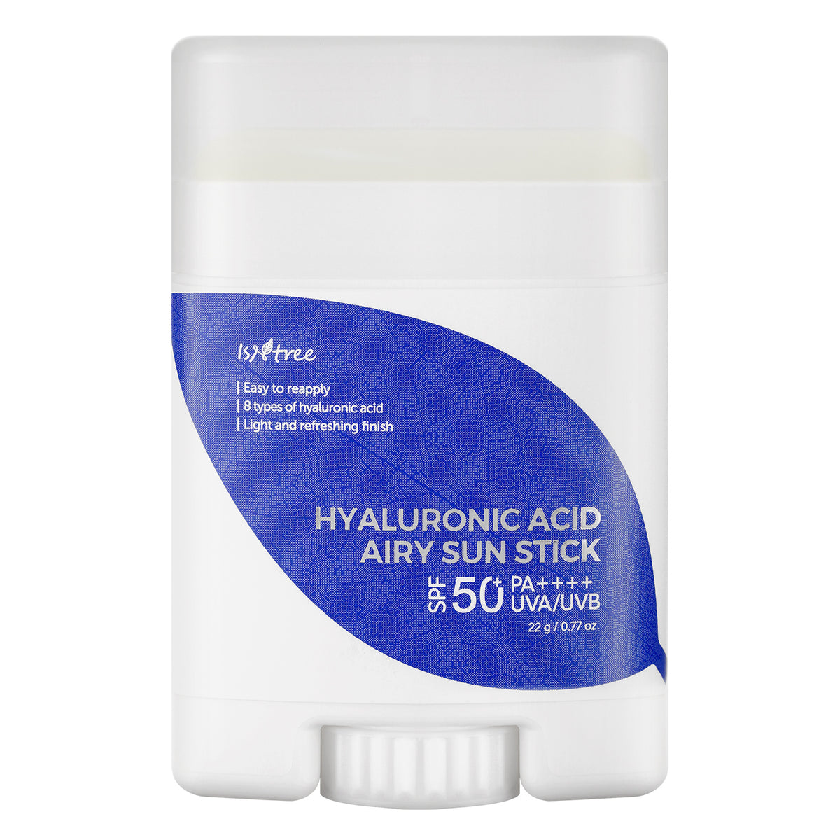 [ ISNTREE ] Hyaluronic Acid Airy Sun Stick Lightweight Sunscreen, SPF 50+ PA++++ 22g / 0.77 oz.