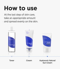 [ ISNTREE ] Hyaluronic Acid Natural Sun Cream Moisturizing Sunscreen, SPF 50+ PA++++ 50ml