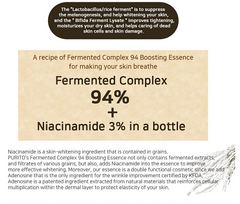 [ PURITO ] Fermented Complex 94 Boosting Essence 150 ml / 5.07fl oz - KosBeauty